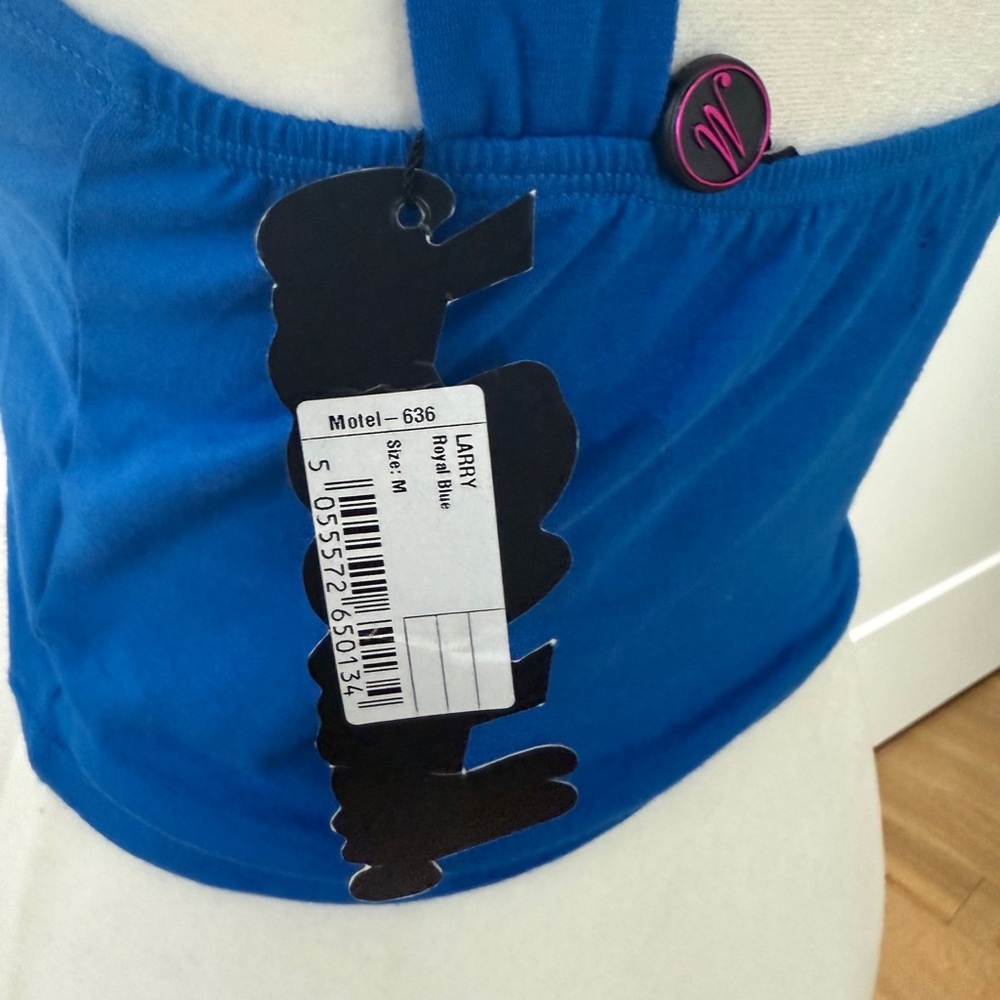 NWT Motel Rocks Blue Tank Top - Picture 3 of 3